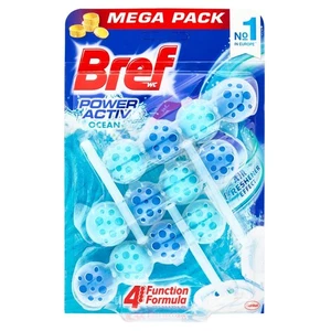 Bref WC Power Activ Ocean Detergente Profumatore in Pastiglie Igienizzante Bagno - Foto 1 di 7