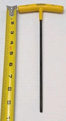 Bondhus 13110 T Handle Ball End 3/16” Hex Allen Key Wrench 2” T-Handle - Image 1 of 4
