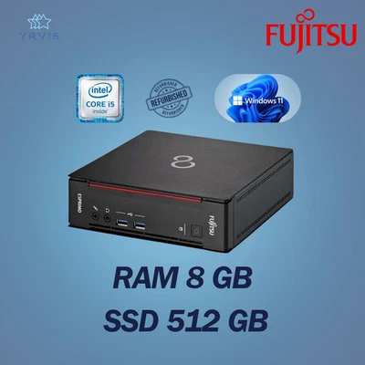 PC DESKTOP FUJITSU Q556 INTEL I5 RAM 8GB SSD 512GB WIN 11 PRO RICONDIZIONATO - Immagine 1 di 4