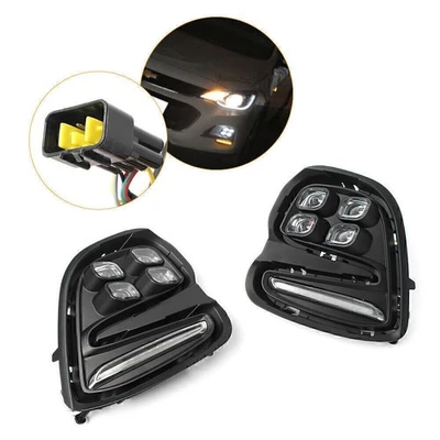 Fit Chevrolet Cavalier 2016-2017 LED Daytime Running DRL Fog Driving Lamp Light - Image 1 of 4
