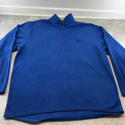 Eastern Mountain Sports Jacket Mens XL 1/4 Zip Fleece Pullover Hiking Blue XL - Image 1 of 4
