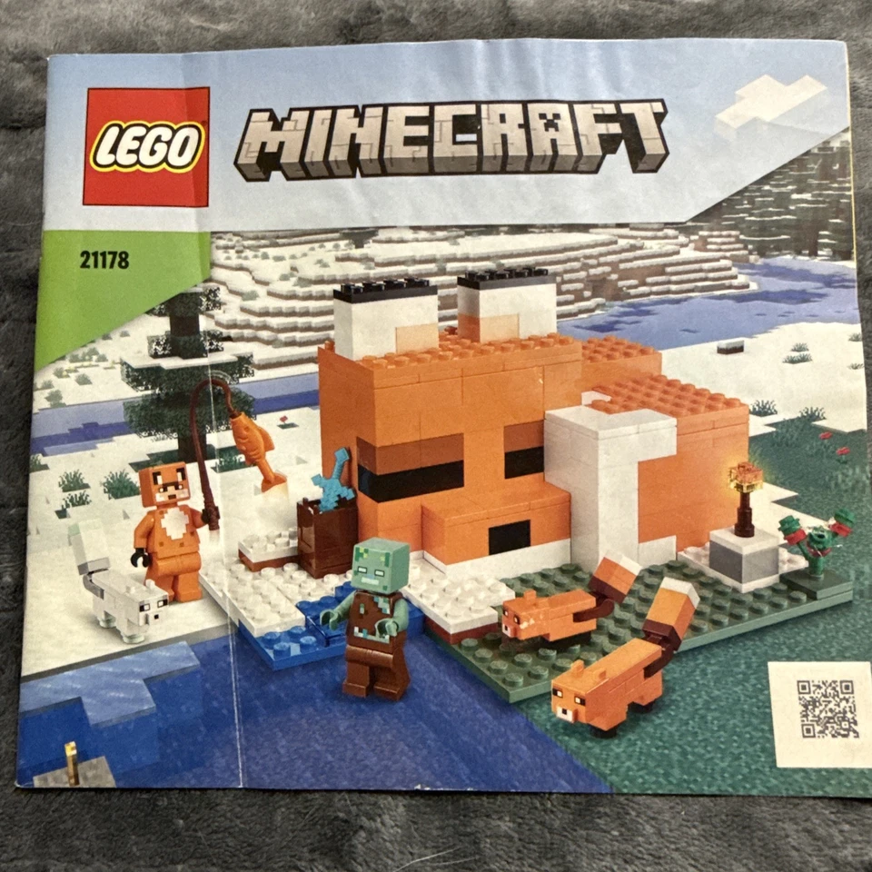 LEGO 21178 Minecraft The Fox Lodge Instruction Manual (No Bricks/Box) - Image 1 of 1