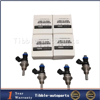 OEM 4PCS For Mazda Speed 3 6 CX-7 Turbo 2.3L Fuel Injector L3K9-13-250A E7T20171 Foto 1 de 4