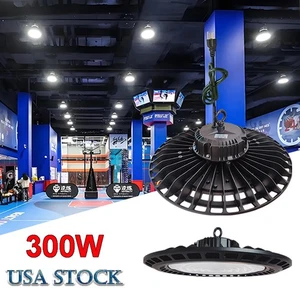 300W UFO LED High Bay Light Industrial Factory Warehouse Shop Commercial Lamp  - Picture 1 of 13