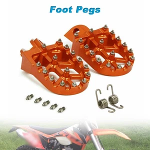 Foot Pegs Aluminum Motorcycle Fit For Husqvarna TE150 TE250 TE300  2014-2016 - Picture 1 of 19