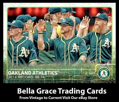 2015 Topps Oakland Athletics #33 Oakland Athletics  MLB Baseball  - Image 1 of 2