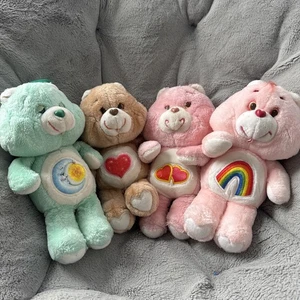 Menge 3 Vintage 1983 Kenner Care Bears Bedtime Tenderheart Cheer Plüsch - Bild 1 von 6