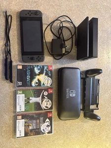 Nintendo Switch Grey Console - Picture 1 of 8