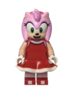LEGO® Minifig son005 - Amy Rose - Red Dress - Picture 1 of 1