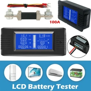 DC LCD-Panel Digital Power Watt Meter Monitor Spannung Voltmeter Amperemeter,DE - Bild 1 von 20