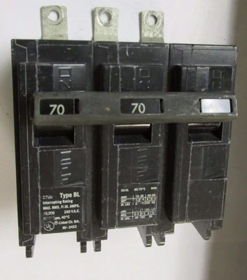 * ITE 70 AMP 3 POLE CIRCUIT BREAKER CAT# B370..............YA-310 - Image 1 of 4