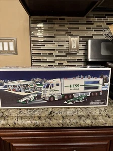 Hess 2003 Toy Truck and Race Cars NEW In Box With Original Bag - Picture 1 of 7