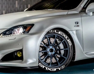 Tire Lettering For Lexus Tire Decal Stickers 16"-22" SET 1.00" Fast Ship White - Photo 1 sur 1