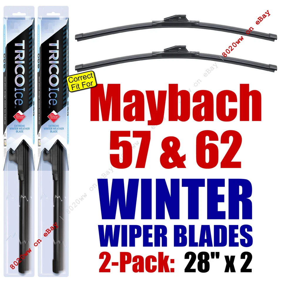 Limpadores WINTER 2pk Super-Premium fit 2003-2007 Maybach 57 & 62 - 35280x2 - Imagem 1 de 1