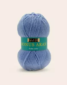 Sirdar Hayfield Bonus Aran Ovillo de Lana 100g-969 Bluebell - Imagen 1 de 1