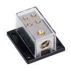 Fuse Box Dustproof Ground Distribution Block 4 Way Snapon Cover Sturdy For Rv