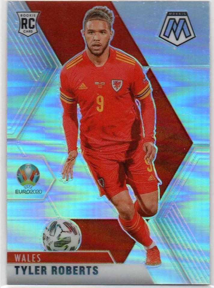 2020-21 Panini Mosaic UEFA Euro SILVER #200 Tyler Roberts WALES RC parallel 49 - Image 1 of 1