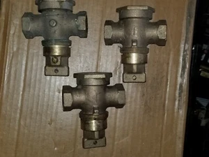 A.Y McDonald 3/4” brass Invert Curb Stop Valve FIP x FIP