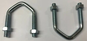 10No, M8, V Bolt, For Aerial Poles, Satellite Dishes etc. - Picture 1 of 3