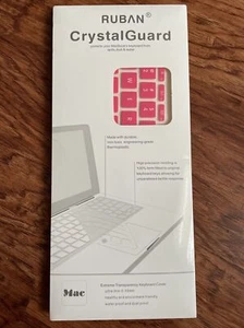 New Pink Ruban Crystal Guard Macbook Air 11" Keyboard Protector Cover - Picture 1 of 5