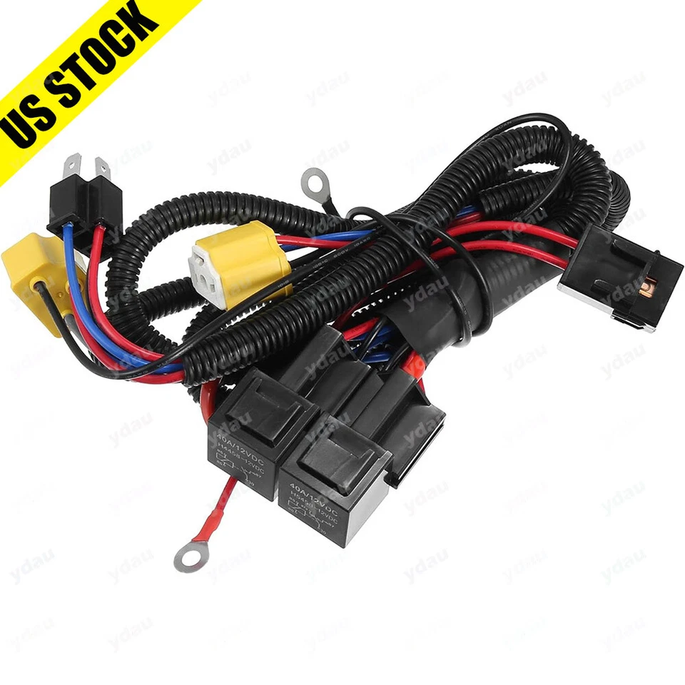 Arnés de cableado intensificador de brillo de faros LED para camioneta Toyota H4 Foto 1 de 4