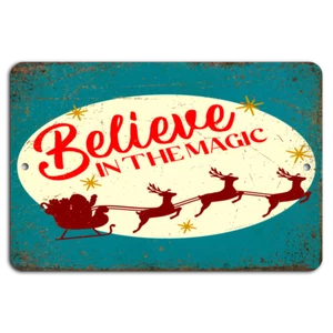 Believe in the Magic: Rustic Teal Holiday Charm - Picture 1 of 1