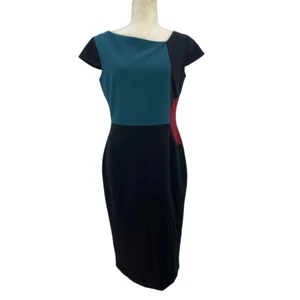 Vestido Raoul Bree Body Contorneado Negocios Cóctel Elegante Negro Azul Mujer 6 - Imagen 1 de 11