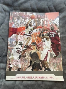 Arkansas Razorbacks Basketball Game Day December 4, 2004 Illinois Game Program - Picture 1 of 5