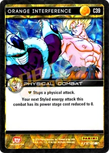 DBZ Dragon Ball Z TCG Panini Vengeance C39 Orange Interference Foil - Bild 1 von 1