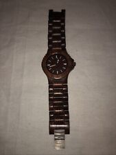 WeWood Analog DATE CHOCOLATE Wrist Watch for Men A12-66 Wooden Real Watch