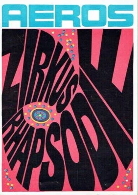 Circus Aeros Programm 1967 Zirkus Rhapsodie DDR Ursula Böttcher Eisbären Rudat - Bild 1 von 2