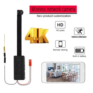 Mini cámara de seguridad 1080P 4K HD inalámbrica WiFi hágalo usted mismo cámara DVR estenopeica visión nocturna - Imagen 1 de 23