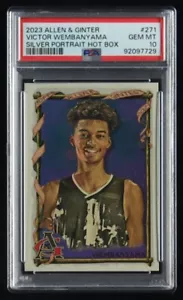 Victor Wembanyama 2023 Topps Allen and Ginter Silver Portrait #271 RC (PSA 10) - Bild 1 von 2