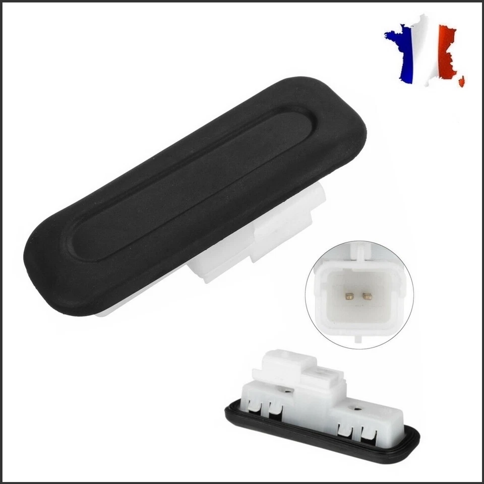 Bouton Poignée Ouverture Coffre contacteur Peugeot: 1007 - 207 CC - 308 - 308SW