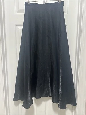 JS Collections Vintage Long Black Formal Skirt Size 10 - Image 1 of 3