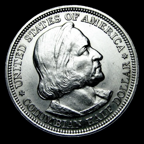 1892 Columbian Exposition Commemorative Half Silver  Gem BU Stunning Coin #QQ543 Cover