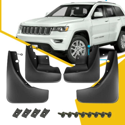 For 2011-2020 Jeep Grand Cherokee 4PCS Front & Rear Mud Flaps Splash Guards - Image 1 of 4