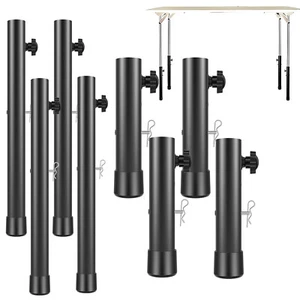 4Pcs Folding Table Leg Extenders Heavy Duty Steel Folding Table Leg Risers US✡- - Picture 1 of 15