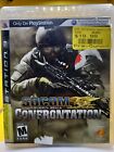 Socom Confrontation (playstation 3, Ps3, 2008) Complete In Box Cib