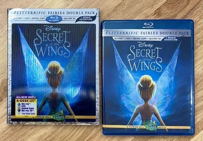 NEW SEALED Disney Secret of the Wings Blu-ray 3D & 2D + DVD Fairies w/Slipcover - Image 1 of 2