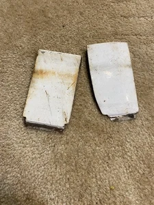 1965 FORD TRUCK HINGE COVER PLATE F100 250 PAIR RH DOOR HINGE ACCESS - Picture 1 of 7