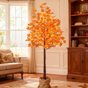 Arbol Arce Künstlich 180cm 120led Calida Dekor Otoño Innen Außen Naranja - Bild 1 von 12