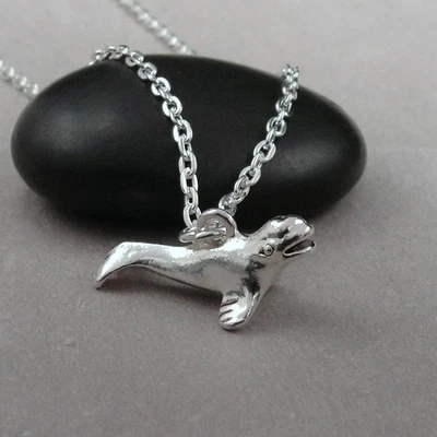 Collar Plata Beluga Ballena Dije - Océano Náutico Marino Colgante Joyería NUEVO Foto 1 de 2
