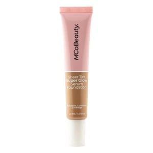 MCoBeauty Super Glow Sheer TINT Serum Foundation 7-8, Medium Dark - Picture 1 of 4