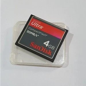 4GB CF Compact-flash Card Karta pamięci SanDisk Ultra 30 MB/s 4 GB do aparatu PC - Zdjęcie 1 z 1