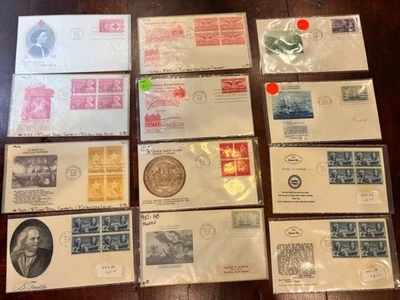 FULTON 36 Covers 1940s-50s Covers Lots of Blocks !! - Image 1 of 4