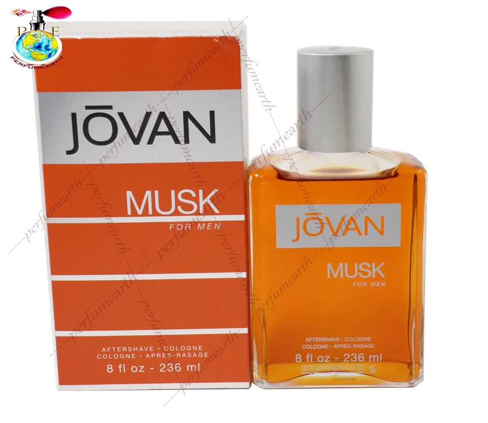 Salpicaduras de colonia para después del afeitado Jovan Musk por Jovan 8,0 OZ para hombres nuevas en caja Foto 1 de 1