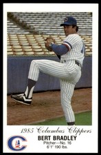 1985 Columbus Clippers Police Bert Bradley Columbus Clippers #NNO