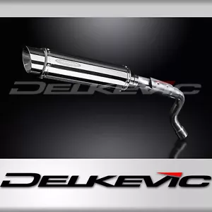 Honda 599 CB600F 2004-2006 Slip On 14" Round Stainless Exhaust Muffler Kit - Foto 1 di 5