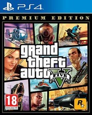 GTA V Grand Theft Auto V 5 Premium Edition PS4 Playstation 4 Brand New Sealed